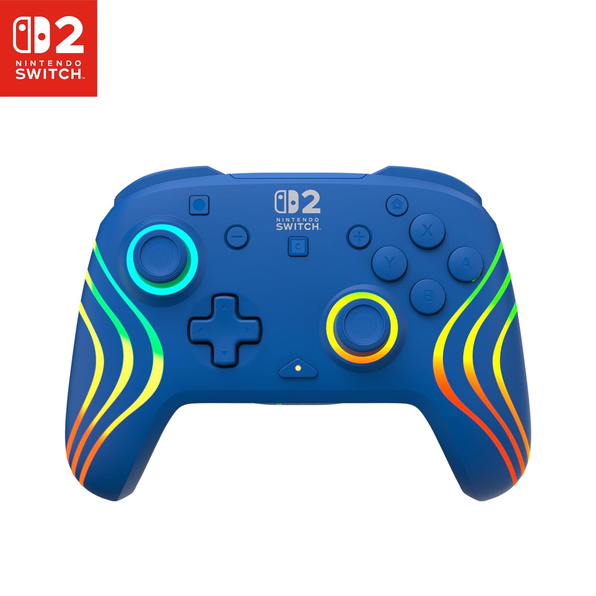 Turtle Beach Afterglow Wave Wireless RGB Game Controller Nintendo Switch 2 | Switch Lite. OLED. TMR Thumbsticks. Rechargeable 20-Hr Battery. 2 Mappable Back Buttons. Motion Controls. C-Button