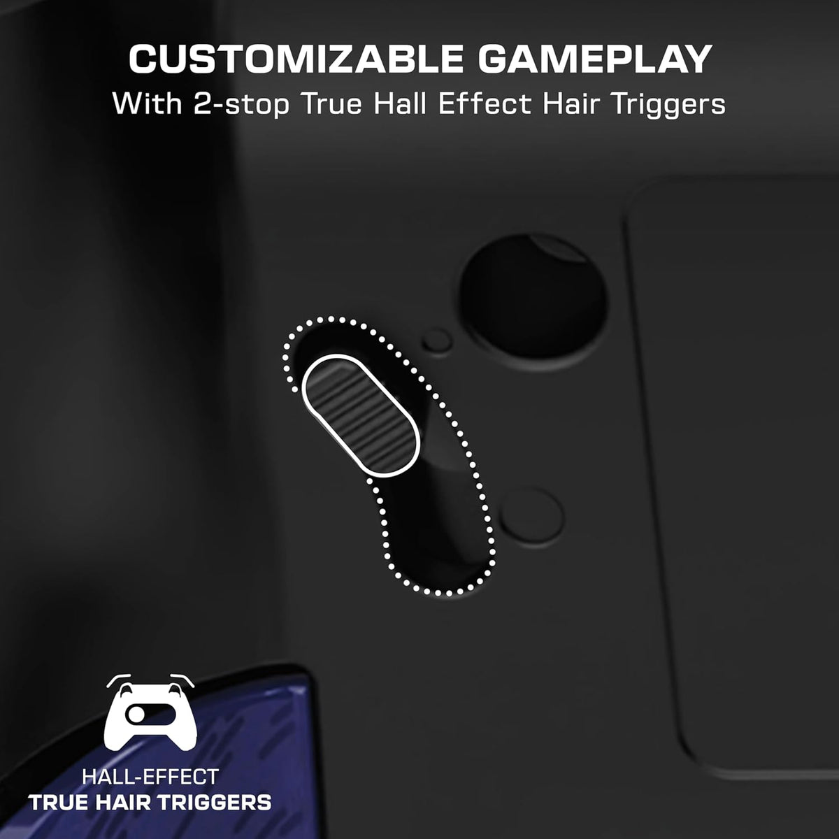Turtle Beach Rematch Advanced Wired Gaming Controller for Xbox & PC | Xbox Series X|S. Xbox One. PC. 2 Remappable Buttons. Hall-Effect Triggers. Audio Controls. Image Shifting Design