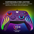 Turtle Beach Afterglow Wave Wired RGB Gaming Controller for Xbox & PC | Xbox Series X|S. Xbox One. Customizable RGB Lighting. 2 Mappable Buttons. Hall-Effect Hair Triggers. Audio Controls