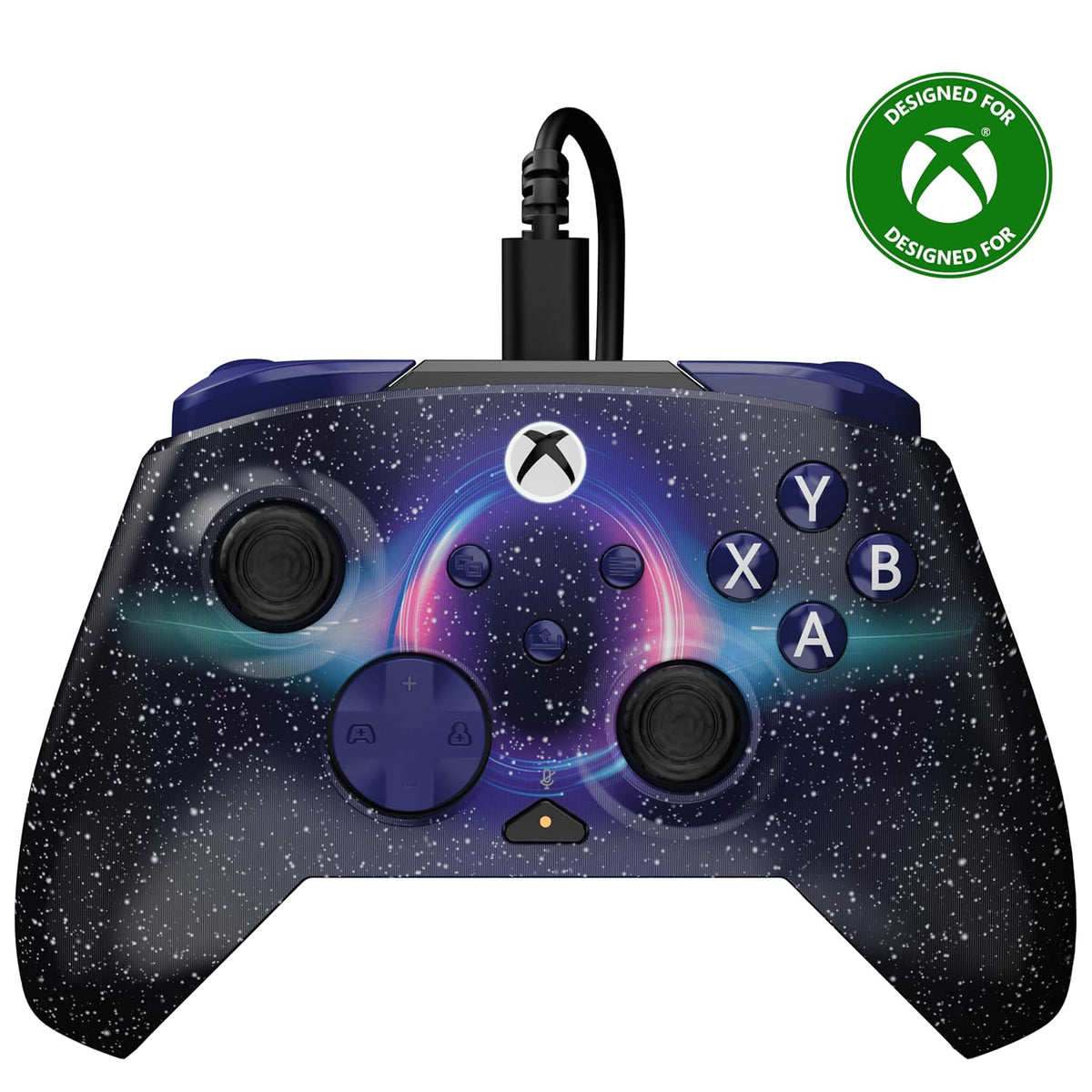 Turtle Beach Rematch Advanced Wired Gaming Controller for Xbox & PC | Xbox Series X|S. Xbox One. PC. 2 Remappable Buttons. Hall-Effect Triggers. Audio Controls. Glows-in-the-Dark