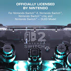 Turtle Beach Afterglow Wireless RGB Gaming Controller. Nintendo Switch 2 | Nintendo Switch Lite. OLED. TMR Thumbsticks. Rechargeable 40-Hr Battery. 2 Mappable Back Buttons. LED Lighting. Translucent