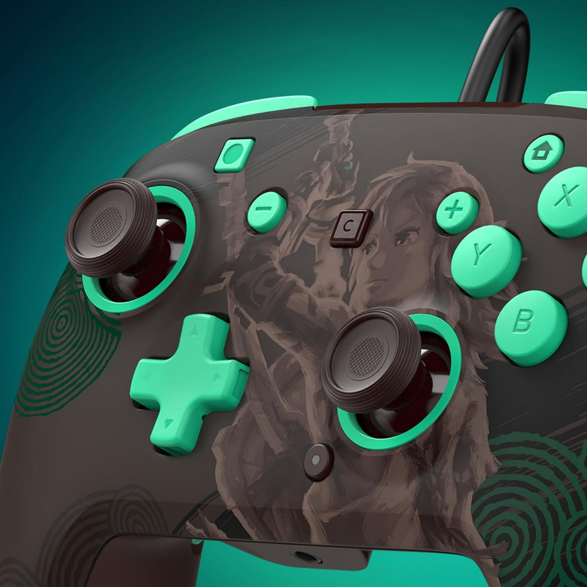 Turtle Beach Rematch Wired Controller The Legend of Zelda Nintendo Switch 2 | Nintendo Switch 2. Lite. OLED. Hall-Effect Thumbsticks. 2 Mappable Buttons. Glows-in-the-Dark. C-Button. The Legend of Zelda