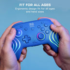 Turtle Beach Afterglow Wave Wireless RGB Game Controller Nintendo Switch 2 | Switch Lite. OLED. TMR Thumbsticks. Rechargeable 20-Hr Battery. 2 Mappable Back Buttons. Motion Controls. C-Button