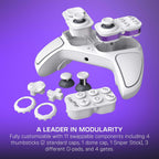 Bundle of Turtle Beach Atlas 200 Wired Gaming Headset Officially Licensed for PS5 & PS4 - White + Victrix Pro BFG Reloaded Wireless Gaming Controller Officially Licensed for PS5. PS4. PC