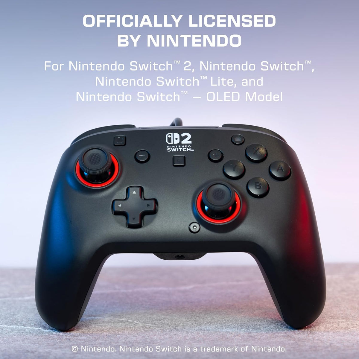 Turtle Beach Rematch Wired Gaming Controller. Nintendo Switch 2. Lite. OLED | Hall-Effect Thumbsticks. 2 Mappable Buttons. Audio Jack. C-Button for Game Chat. Licensed for Nintendo Switch 2
