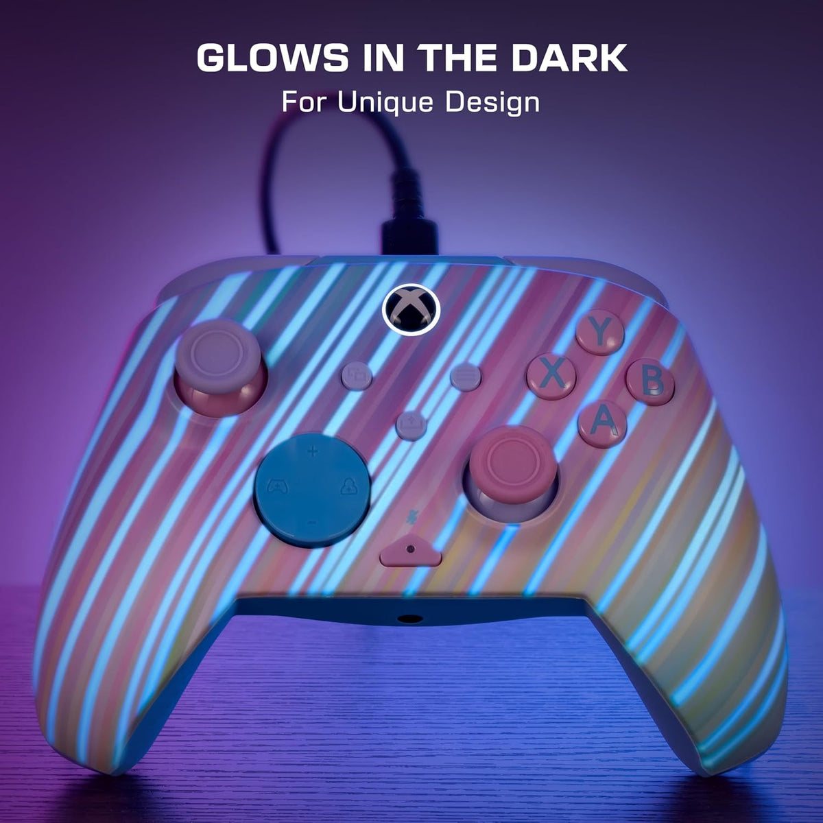 Turtle Beach Rematch Advanced Wired Gaming Controller for Xbox & PC | Xbox Series X|S. Xbox One. PC. 2 Remappable Buttons. Hall-Effect Triggers. Audio Controls. Glows-in-the-Dark