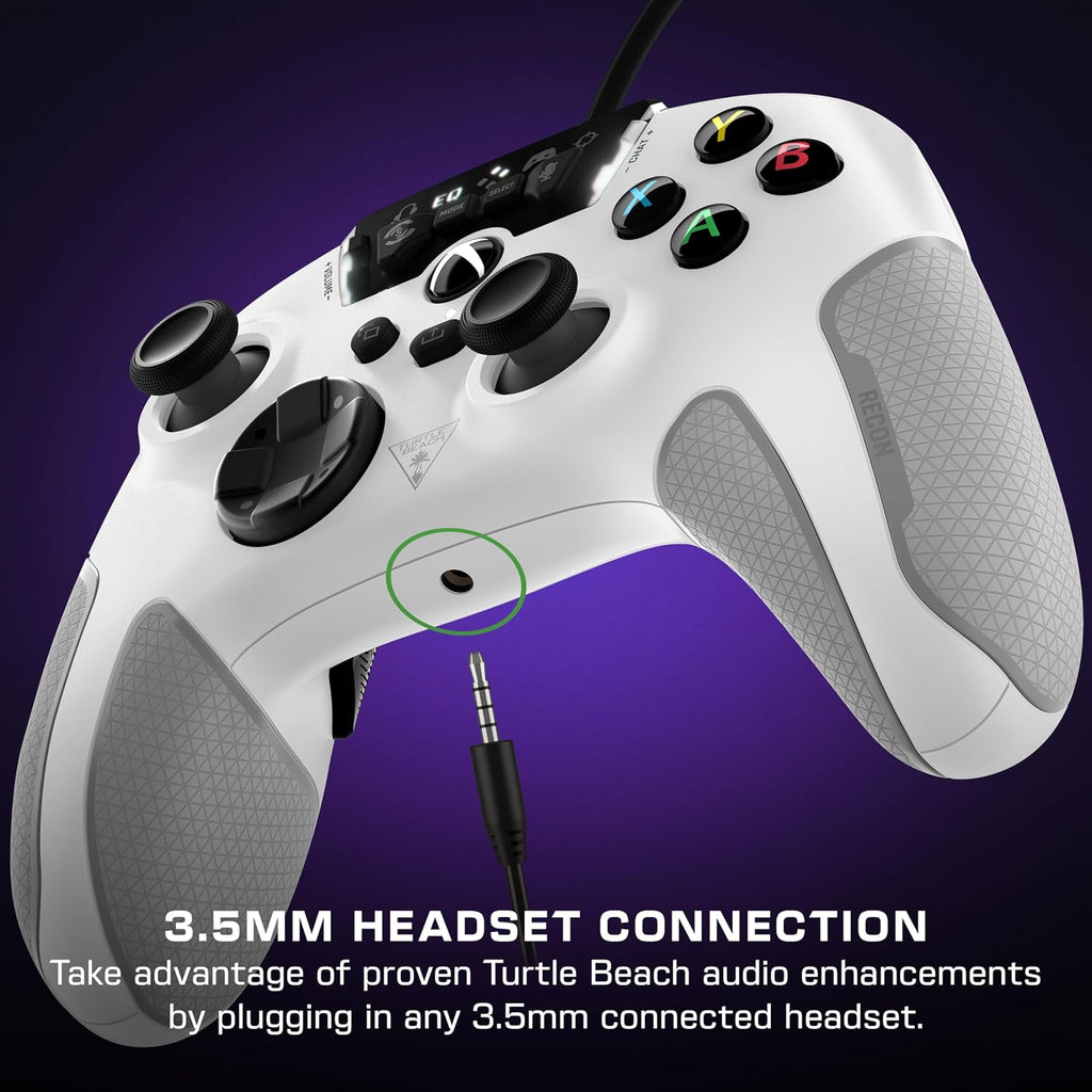 Turtle Beach Recon Controller Wired Game Controller Officially Licensed for Xbox Series X. Xbox Series S. Xbox One & Windows - Audio Enhancements. Remappable Buttons. Superhuman Hearing