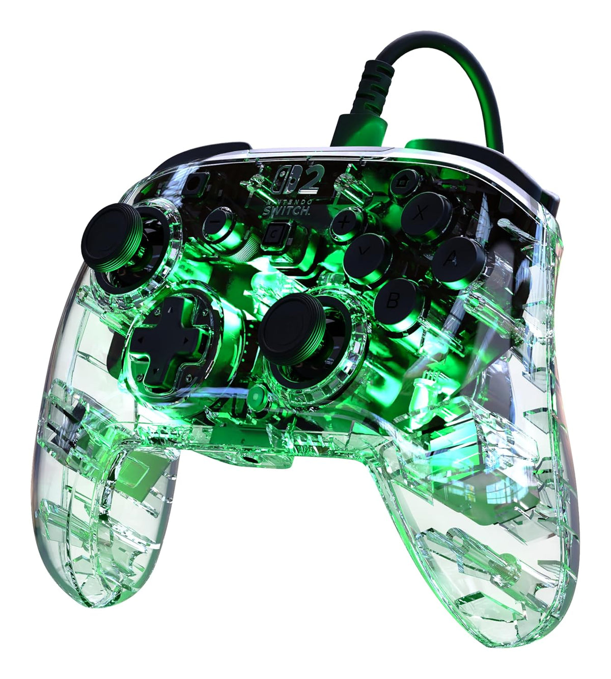 Turtle Beach Afterglow Wired RGB Gaming Controller. Nintendo Switch 2. Lite | Nintendo Switch OLED. Hall-Effect Thumbsticks. 2 Mappable Back Buttons. Adjustable LED Lighting. Audio Jack. Translucent