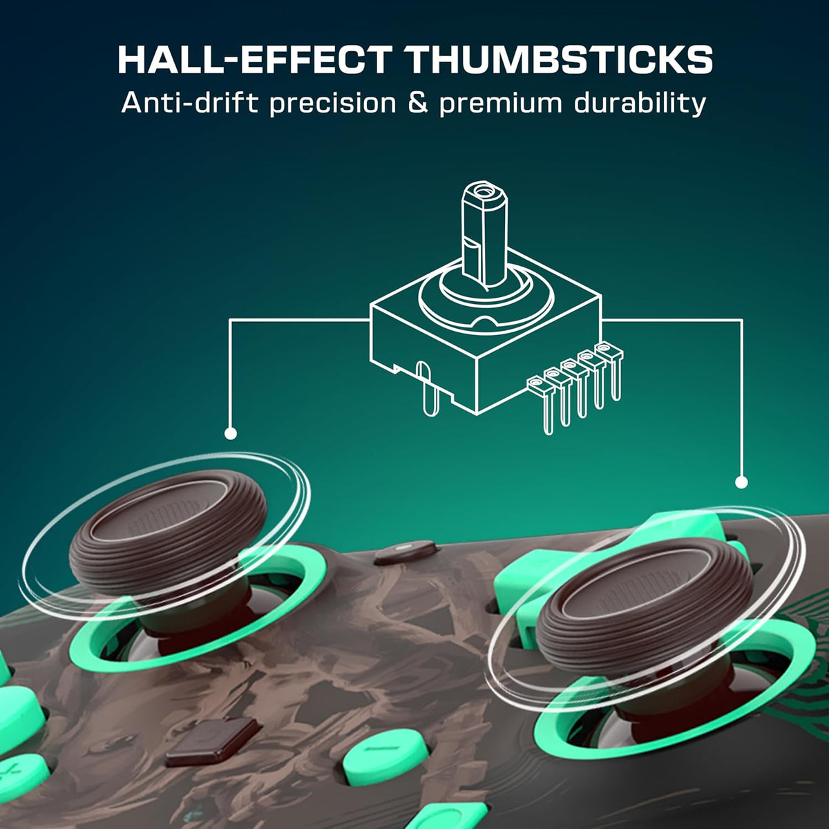 Turtle Beach Rematch Wired Controller The Legend of Zelda Nintendo Switch 2 | Nintendo Switch 2. Lite. OLED. Hall-Effect Thumbsticks. 2 Mappable Buttons. Glows-in-the-Dark. C-Button. The Legend of Zelda