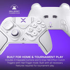 Bundle of Turtle Beach Atlas 200 Wired Gaming Headset Officially Licensed for PS5 & PS4 - White + Victrix Pro BFG Reloaded Wireless Gaming Controller Officially Licensed for PS5. PS4. PC