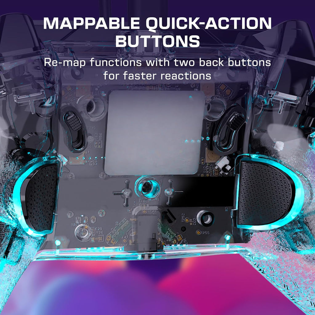Turtle Beach Afterglow Wired RGB Gaming Controller Xbox Series X|S & PC | Xbox One. Customizable RGB Lighting. 2 Mappable Back Buttons. 2-Stop Hall-Effect Hair Triggers. Audio Controls