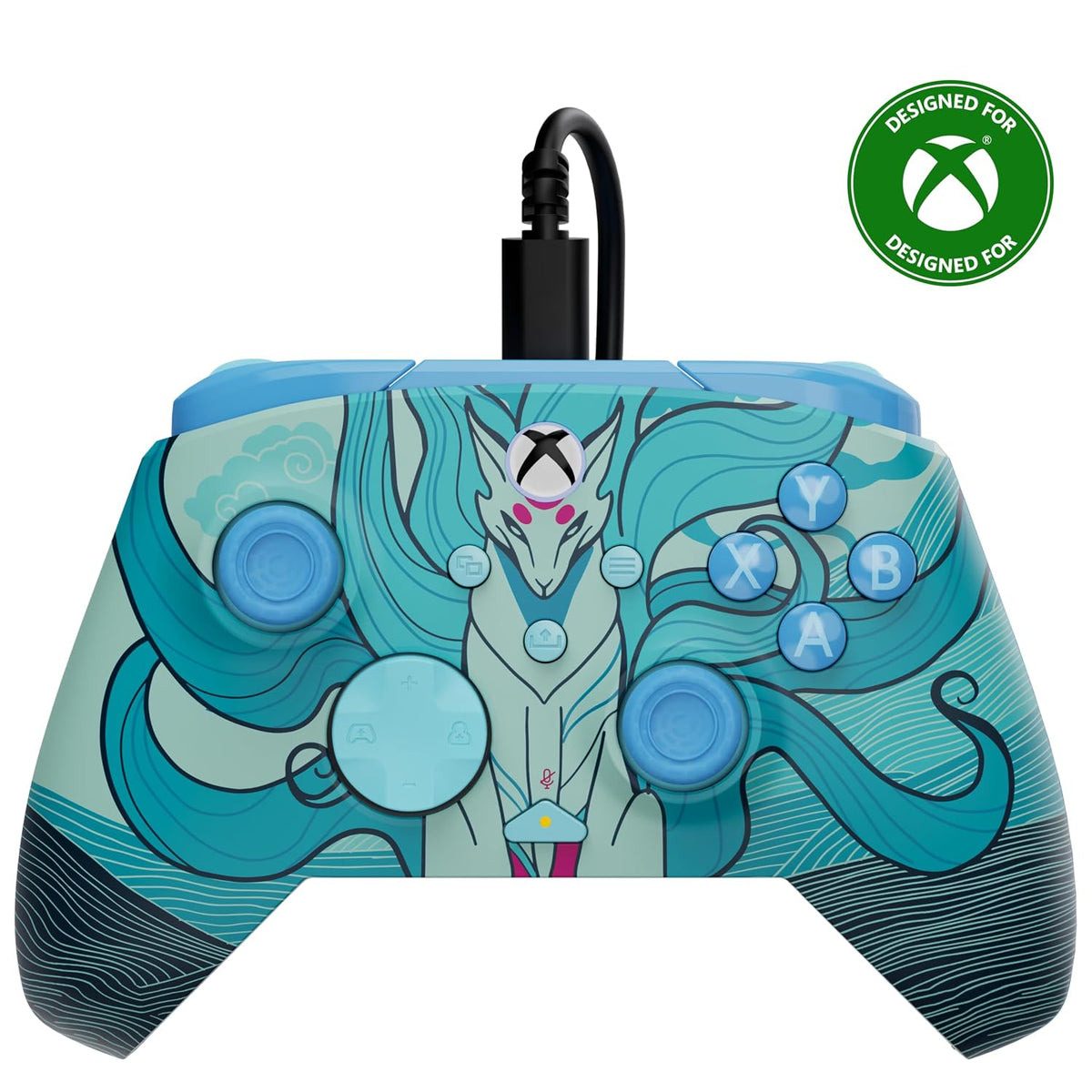 Turtle Beach Rematch Advanced Wired Gaming Controller for Xbox & PC | Xbox Series X|S. Xbox One. PC. 2 Remappable Buttons. Hall-Effect Triggers. Audio Controls. Glows-in-the-Dark