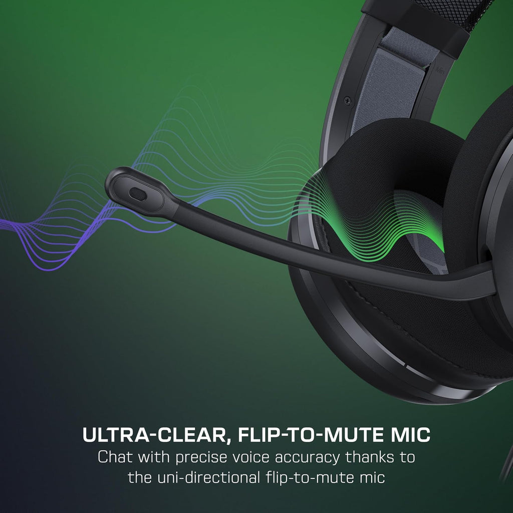 Turtle Beach Atlas 200 Wired Multiplatform Gaming Headset for Xbox. PS5. PC | Xbox Series X|S. Xbox One. PlayStation. 50mm Drivers. Flip-to-Mute Mic. Memory Foam. Floating Headband. Lightweight