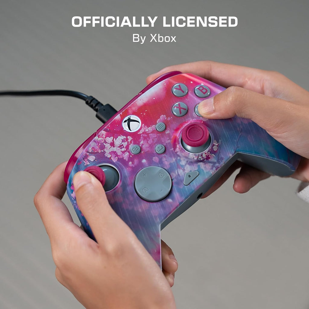 Turtle Beach Rematch Advanced Wired Gaming Controller for Xbox & PC | Xbox Series X|S. Xbox One. PC. 2 Remappable Buttons. Hall-Effect Triggers. Audio Controls. Image Shifting Design