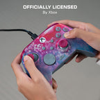 Turtle Beach Rematch Advanced Wired Gaming Controller for Xbox & PC | Xbox Series X|S. Xbox One. PC. 2 Remappable Buttons. Hall-Effect Triggers. Audio Controls. Image Shifting Design