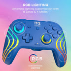 Turtle Beach Afterglow Wave Wireless RGB Game Controller Nintendo Switch 2 | Switch Lite. OLED. TMR Thumbsticks. Rechargeable 20-Hr Battery. 2 Mappable Back Buttons. Motion Controls. C-Button