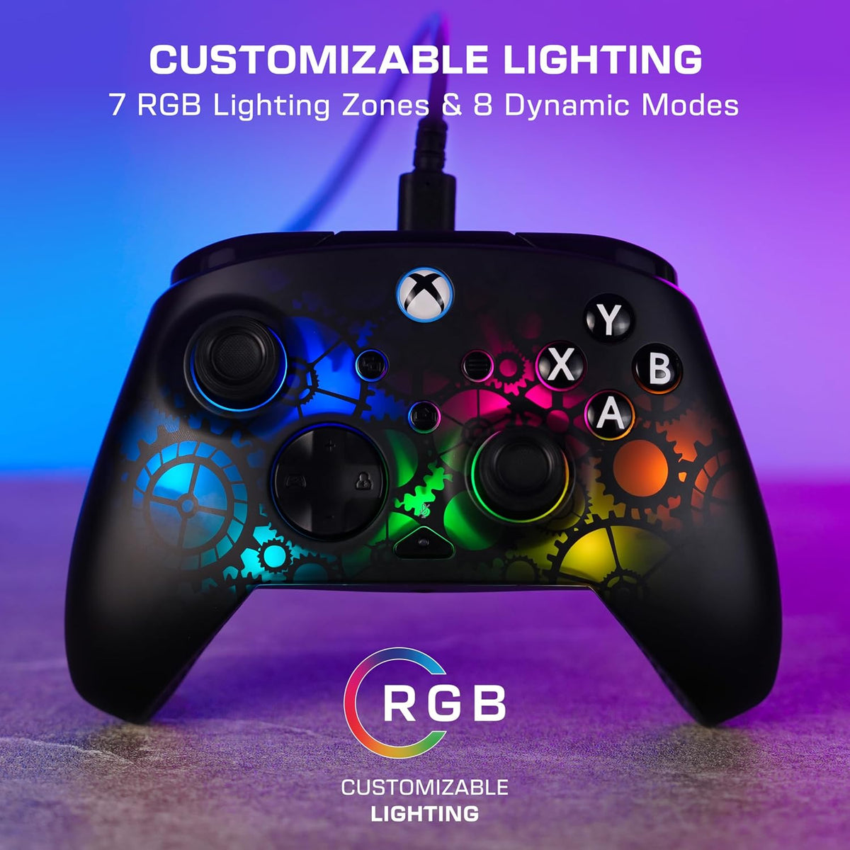 Turtle Beach Afterglow Ignite Wired RGB Gaming Controller for Xbox & PC | Xbox Series X|S. Xbox One. PC. 2 Remappable Buttons. Hall-Effect Triggers. Audio Controls. Glows-in-the-Dark