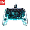 Turtle Beach Afterglow Wired RGB Gaming Controller. Nintendo Switch 2. Lite | Nintendo Switch OLED. Hall-Effect Thumbsticks. 2 Mappable Back Buttons. Adjustable LED Lighting. Audio Jack. Translucent