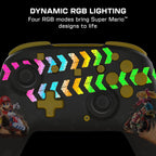 Turtle Beach Rematch Wireless Controller Mario Kart World Nintendo Switch 2 | Nintendo Switch OLED. TMR Thumbsticks. Rechargeable 40-Hr Battery. 2 Mappable Back Buttons. Motion Controls