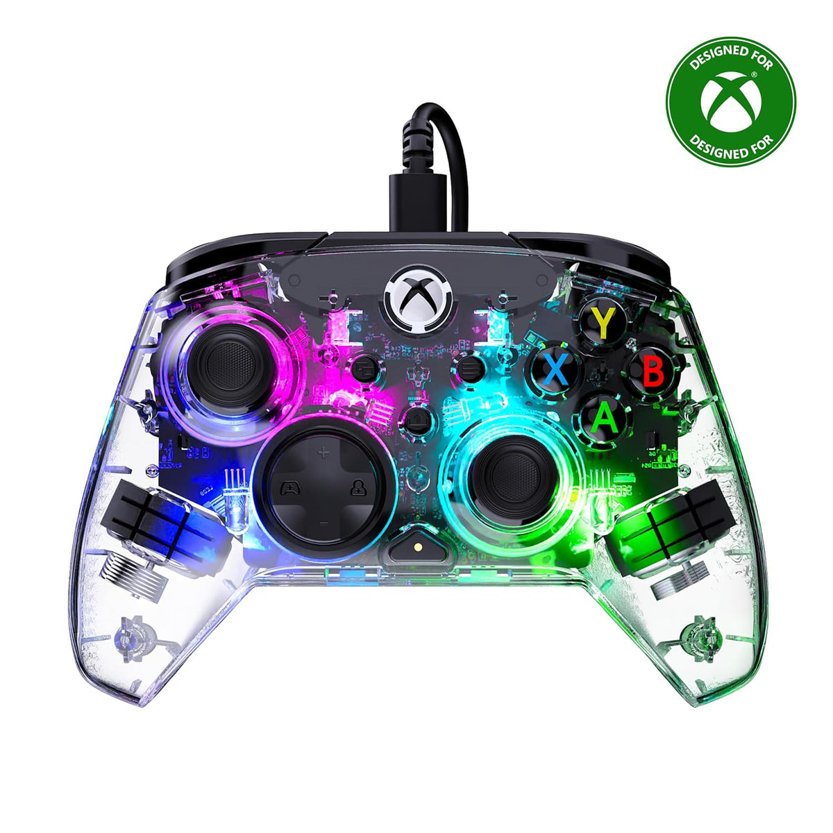 Turtle Beach Afterglow Wired RGB Gaming Controller Xbox Series X|S & PC | Xbox One. Customizable RGB Lighting. 2 Mappable Back Buttons. 2-Stop Hall-Effect Hair Triggers. Audio Controls