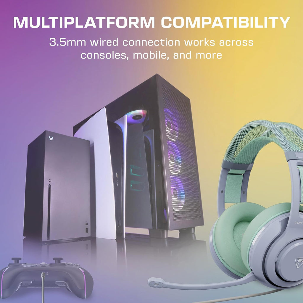 Turtle Beach Atlas 200 Wired Multiplatform Gaming Headset for Xbox. PS5. PC | Xbox Series X|S. Xbox One. PlayStation. 50mm Drivers. Flip-to-Mute Mic. Memory Foam. Floating Headband