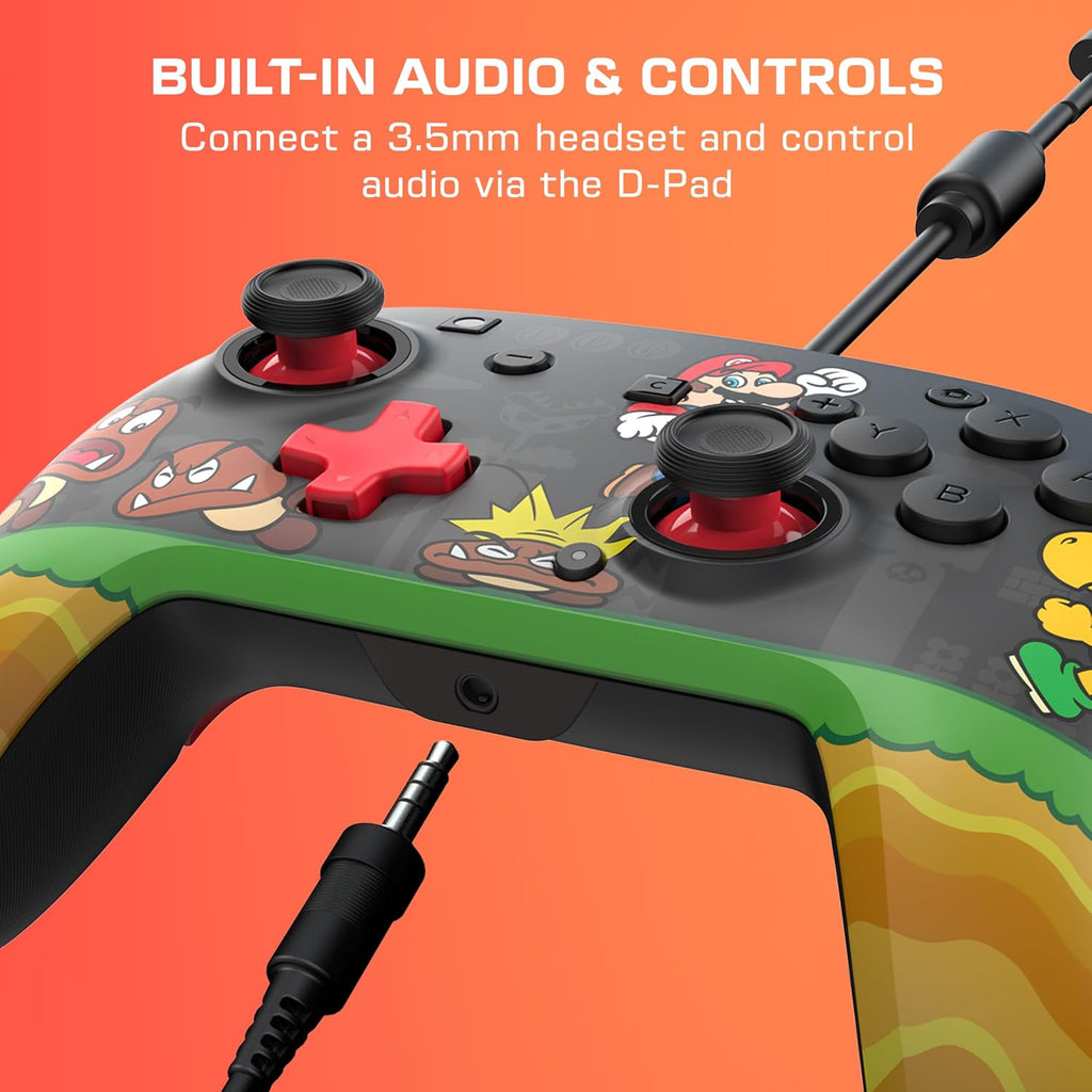 Turtle Beach Rematch Wired Controller Goomba Stomp Nintendo Switch 2 | Nintendo Switch 2. Lite. OLED. Hall-Effect Thumbsticks. 2 Mappable Buttons. Glows-in-the-Dark. C-Button. Goomba Stomp