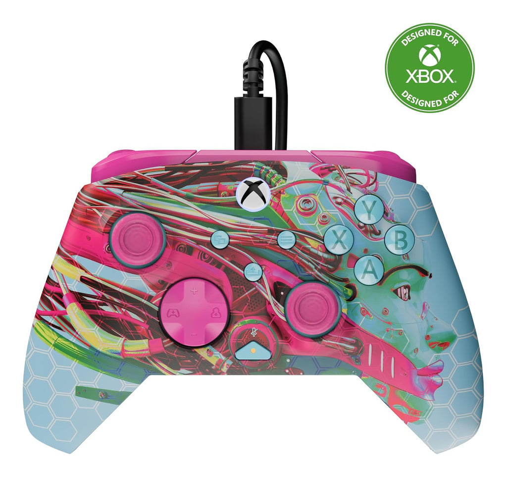 Turtle Beach Rematch Advanced Wired Gaming Controller for Xbox & PC | Xbox Series X|S. Xbox One. PC. 2 Remappable Buttons. Hall-Effect Triggers. Audio Controls. Glows-in-the-Dark