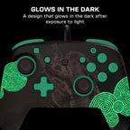 Turtle Beach Rematch Wired Controller The Legend of Zelda Nintendo Switch 2 | Nintendo Switch 2. Lite. OLED. Hall-Effect Thumbsticks. 2 Mappable Buttons. Glows-in-the-Dark. C-Button. The Legend of Zelda