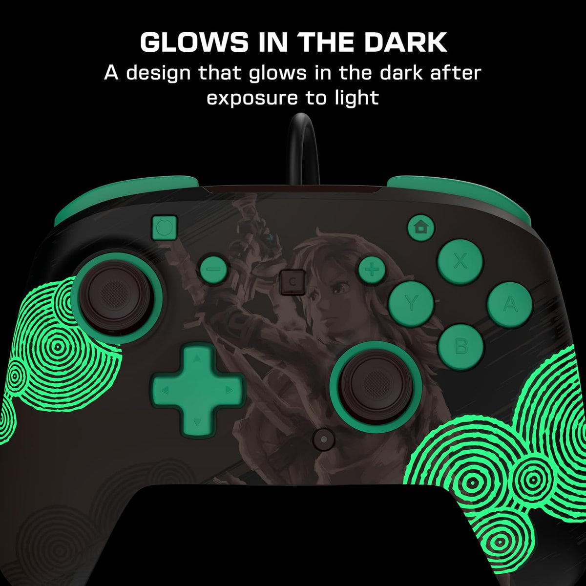 Turtle Beach Rematch Wired Controller The Legend of Zelda Nintendo Switch 2 | Nintendo Switch 2. Lite. OLED. Hall-Effect Thumbsticks. 2 Mappable Buttons. Glows-in-the-Dark. C-Button. The Legend of Zelda