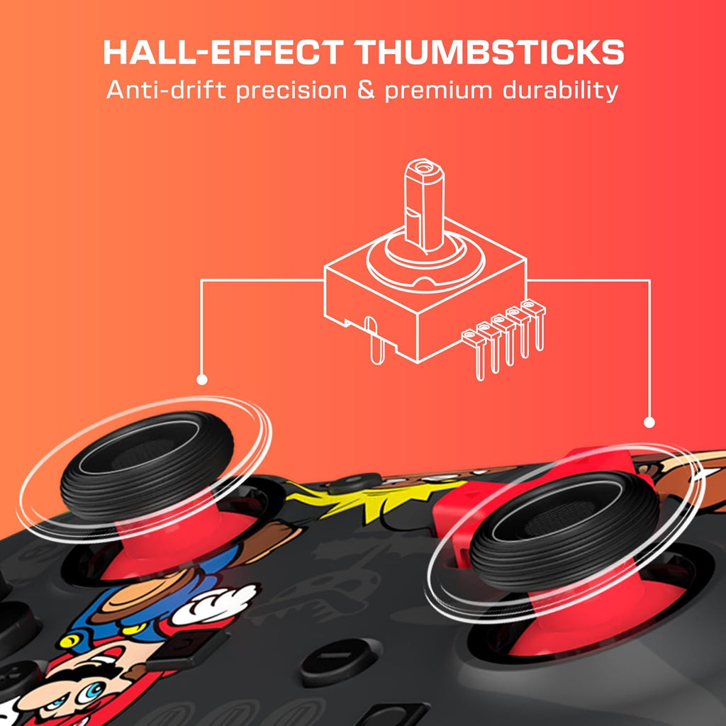 Turtle Beach Rematch Wired Controller Goomba Stomp Nintendo Switch 2 | Nintendo Switch 2. Lite. OLED. Hall-Effect Thumbsticks. 2 Mappable Buttons. Glows-in-the-Dark. C-Button. Goomba Stomp