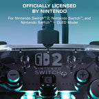 Turtle Beach Afterglow Wired RGB Gaming Controller. Nintendo Switch 2. Lite | Nintendo Switch OLED. Hall-Effect Thumbsticks. 2 Mappable Back Buttons. Adjustable LED Lighting. Audio Jack. Translucent