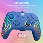 Turtle Beach Afterglow Wave Wired RGB Gaming Controller. Nintendo Switch 2 | Switch Lite. OLED. Hall-Effect Thumbsticks. 2 Mappable Back Buttons. Audio Controls. C-Button for GameChat. RGB Lights