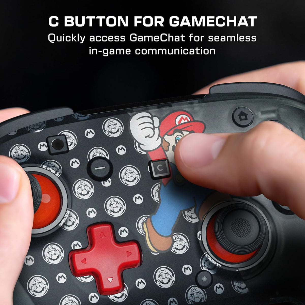 Turtle Beach Rematch Wireless Controller Super Mario Jump Nintendo Switch 2 | Nintendo Switch OLED. TMR Thumbsticks. Rechargeable 40-Hr Battery. 2 Mappable Back Buttons. Motion Controls